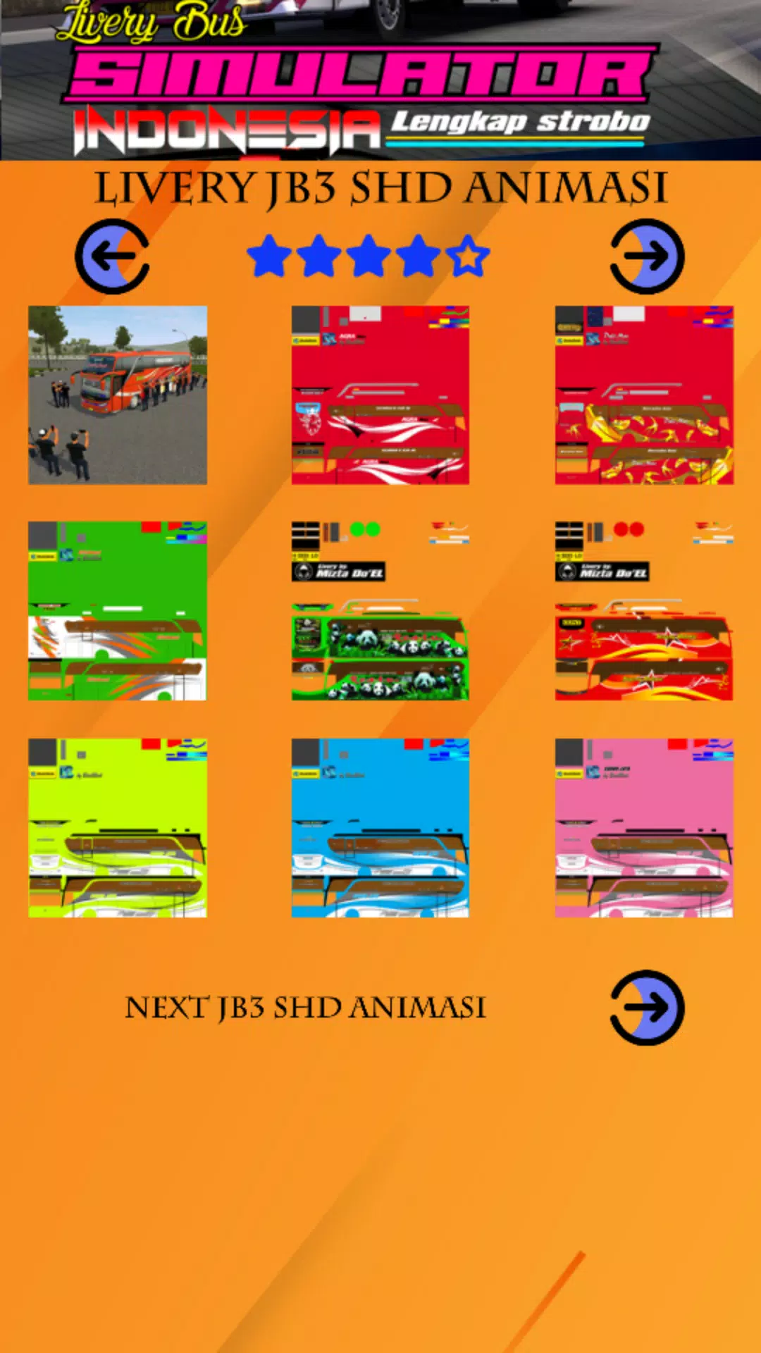 Skin Bus Simulator Indonesia应用截图第3张