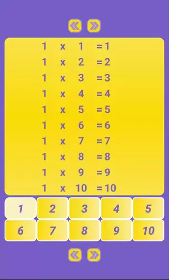 Multiplication Table: Math スクリーンショット 1