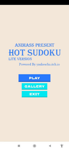 AnimAss - Hot Sudoku Lite Ekran Görüntüsü 1