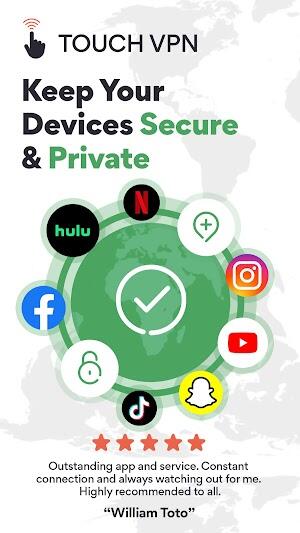 Touch VPN Screenshot 1