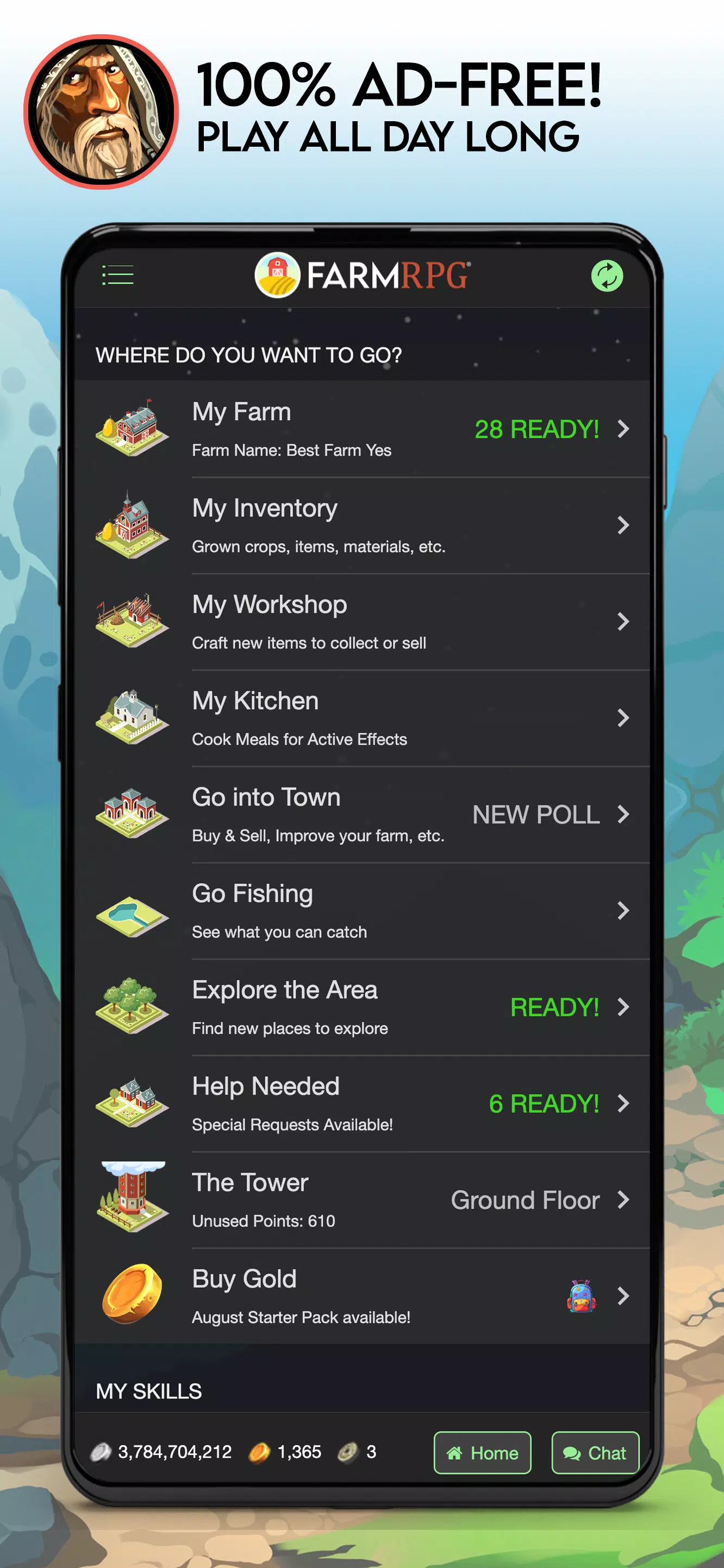 Farm RPG 스크린샷 1