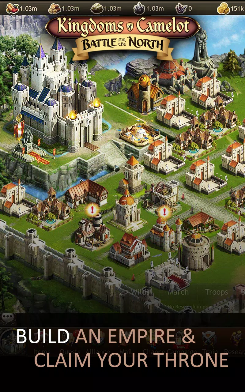 Kingdoms of Camelot: Battle Captura de tela 1