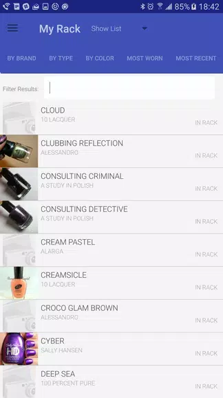 Nail Polish Rack Captura de pantalla 3