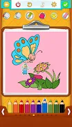 Butterfly Coloring Pages Captura de pantalla 2