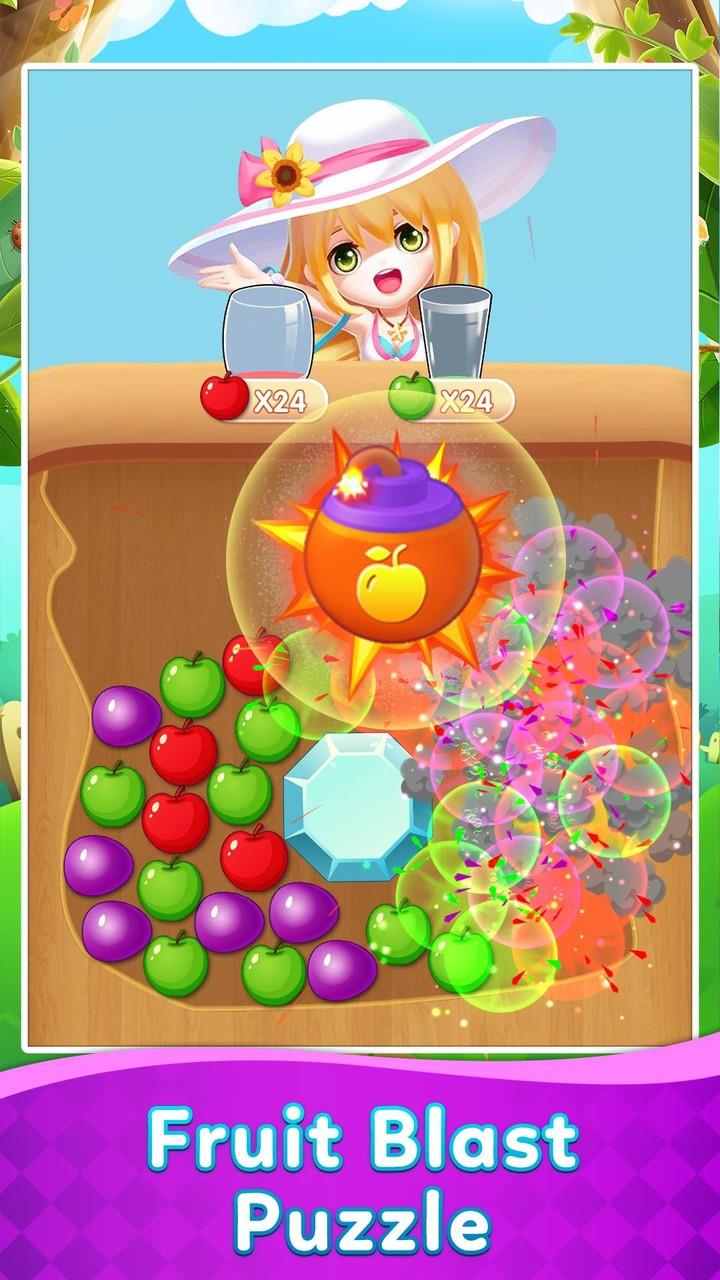 Fruit Blast Puzzle Captura de pantalla 1