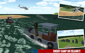 Police Boat Shooting Games 3D ภาพหน้าจอ 2