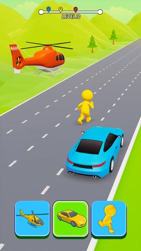 Shape Car Transform Race ภาพหน้าจอ 3