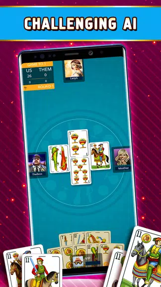 Tute Offline - Card Game 스크린샷 2