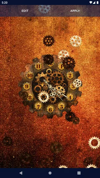 Steampunk Clock Wallpaper应用截图第4张