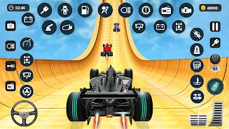 Formula Car Stunt - Car Games スクリーンショット 2