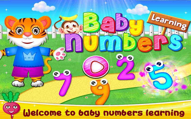 Baby Numbers Learning Game Capture d'écran 1