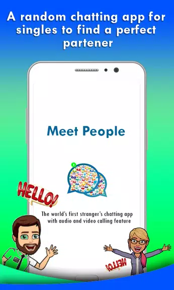 Meet People Pro - Random Chat Captura de pantalla 3