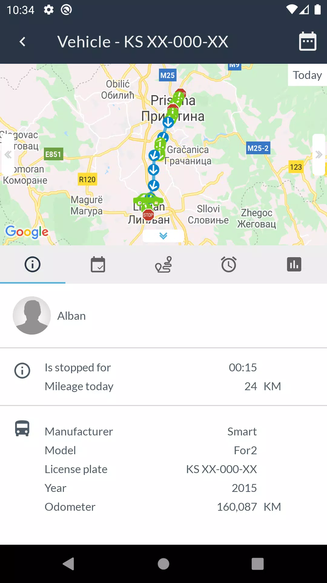 Frotcom Fleet Manager Captura de tela 4
