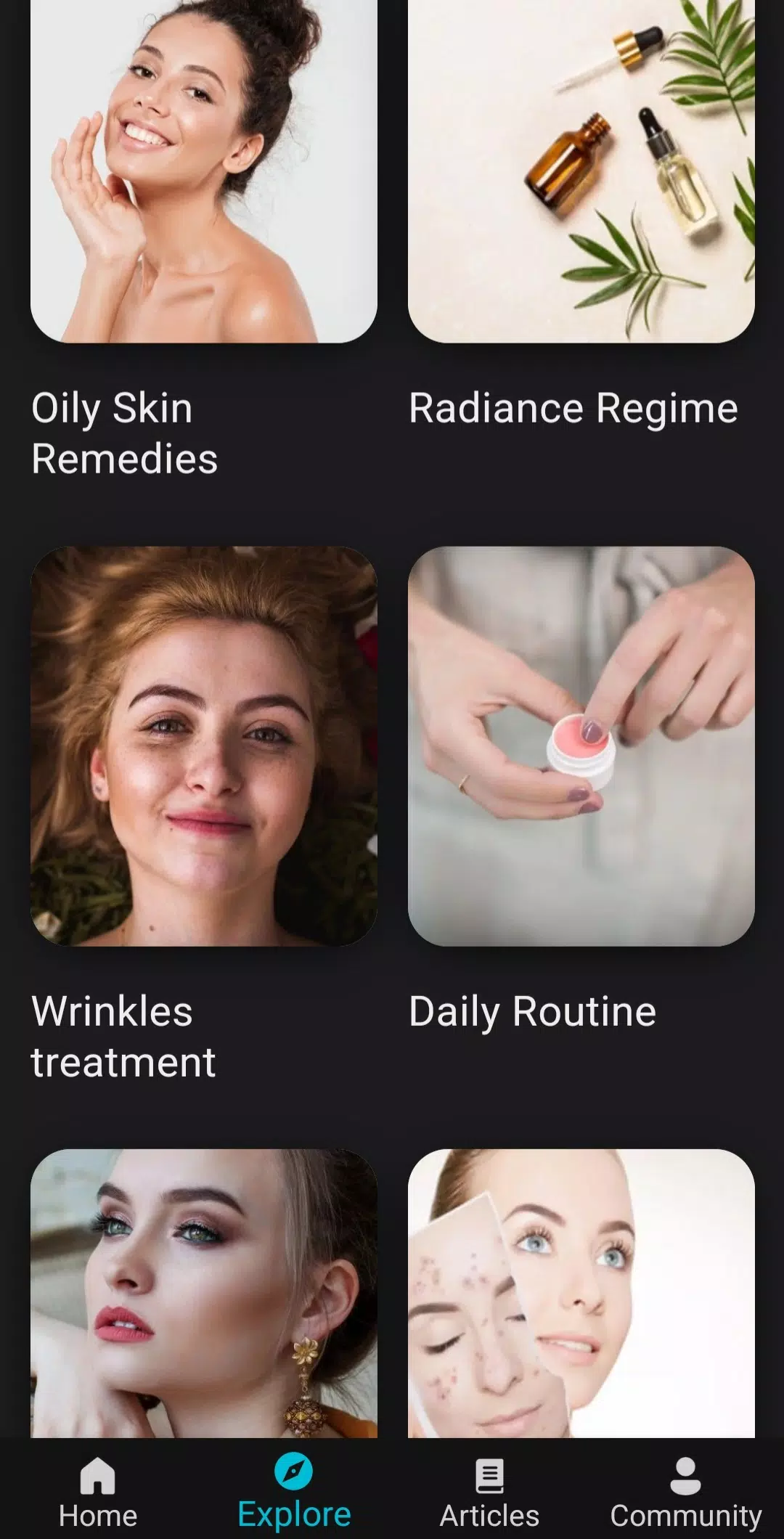 Soins peau et soins du visage Capture d'écran 3
