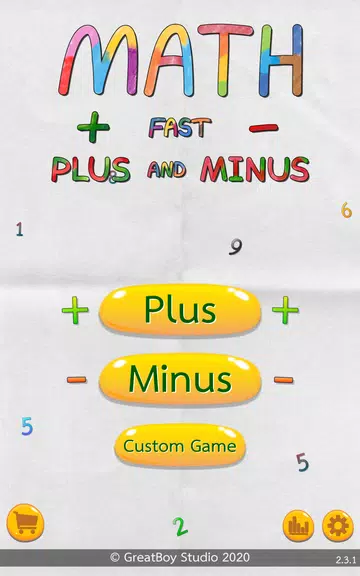 Math Fast Plus and Minus 스크린샷 1