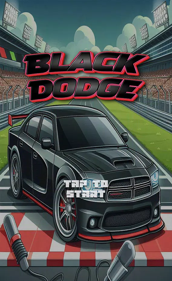 Black Dodge Car Game Zrzut ekranu 1