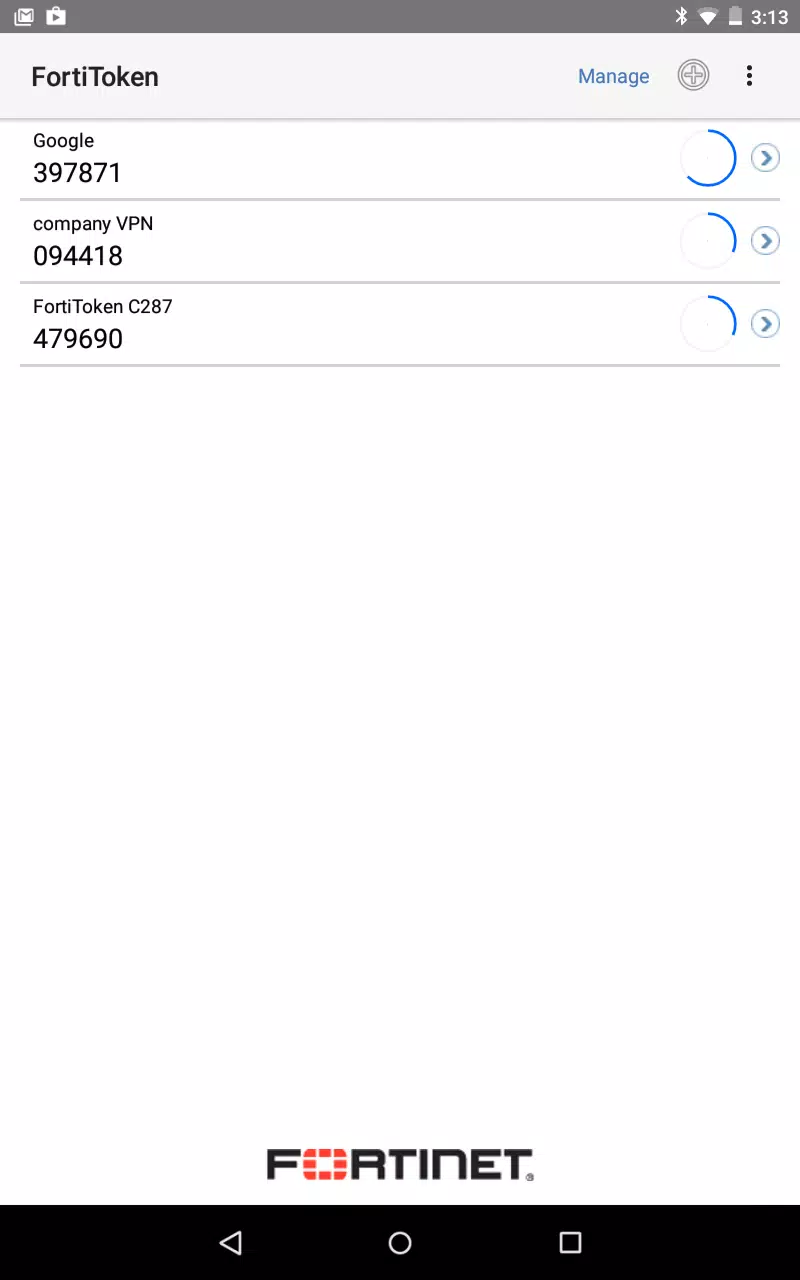 FortiToken Mobile Screenshot 3