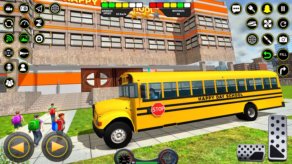 School Bus Coach Driver Games Screenshot 1