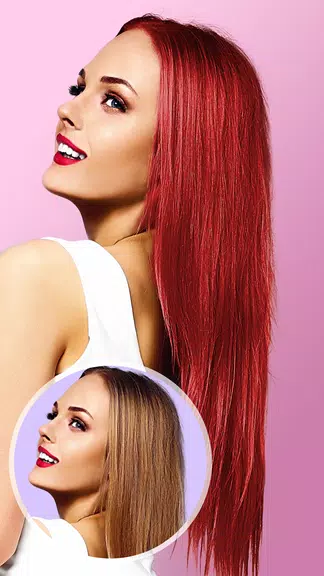 Mudar A Cor Do Cabelo Em Fotos Captura de tela 2