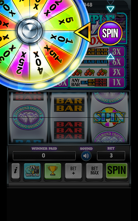 Diamond Deluxe Casino - Free Slot Machines ภาพหน้าจอ 1