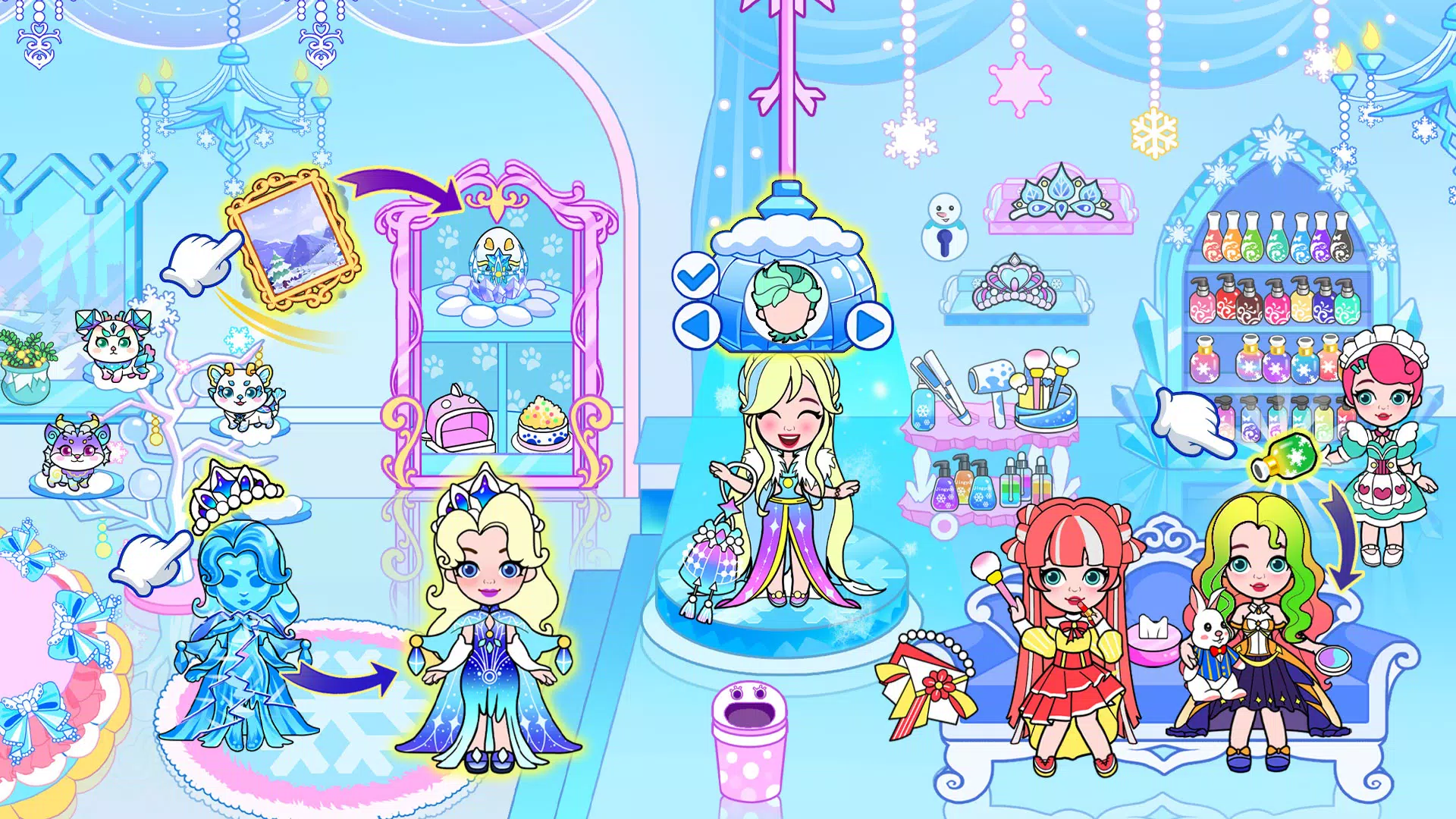 Schermata Ice Princess World Castle Life 2