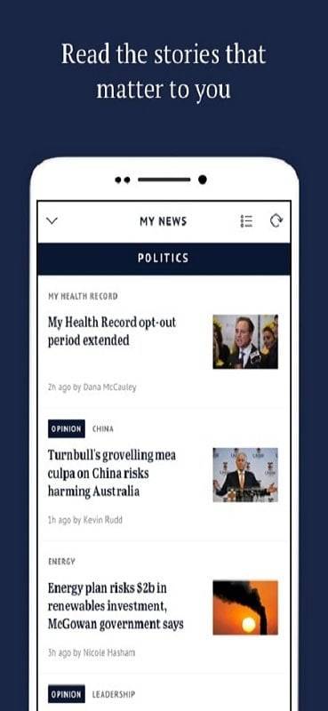 Schermata The Sydney Morning Herald 2