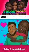 Color Noir Coloring Book App ภาพหน้าจอ 1