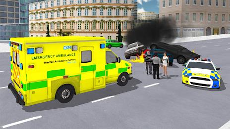 Ambulance Simulator Car Driver应用截图第4张