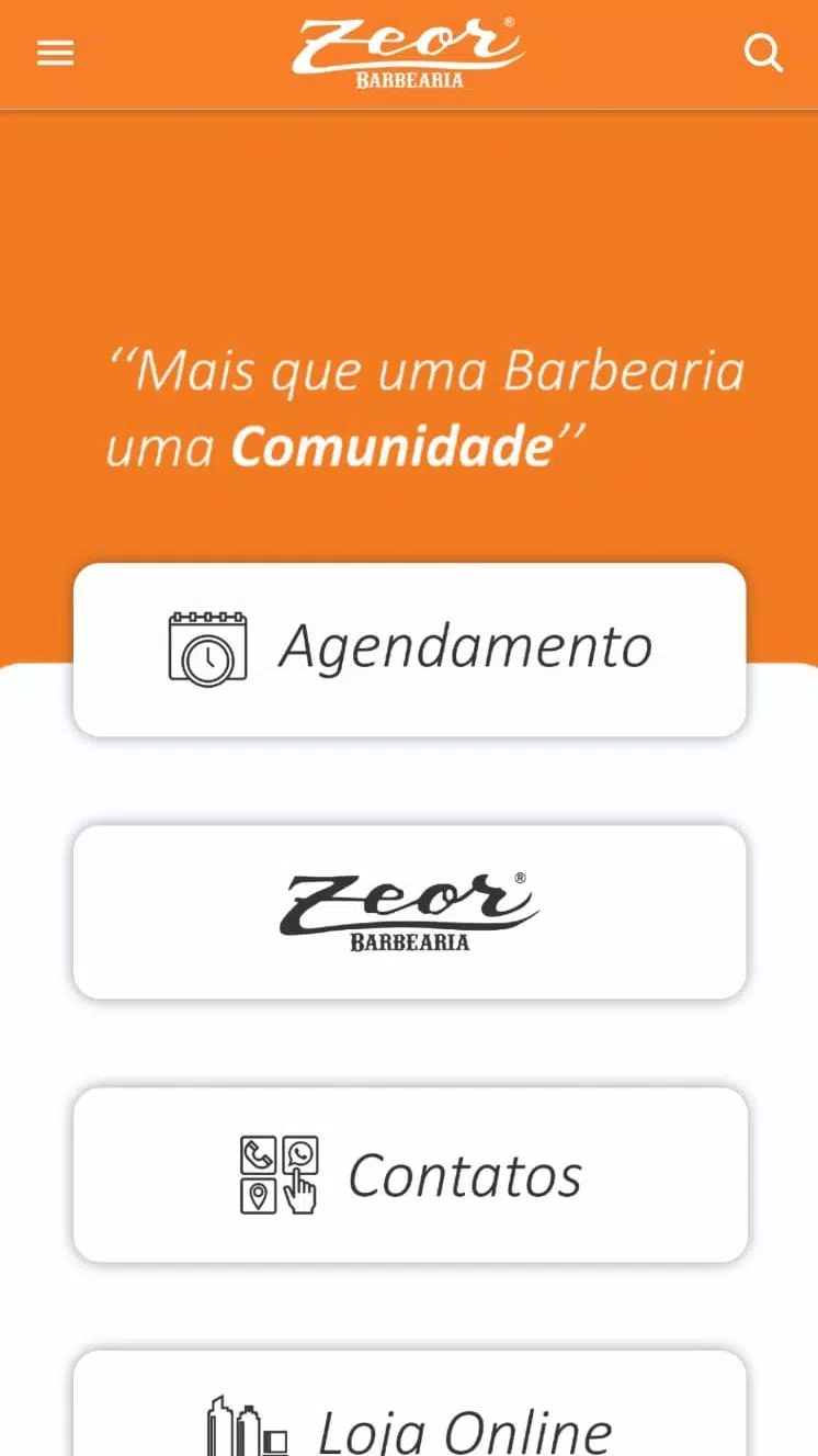 ZEOR Barbearia Screenshot 2