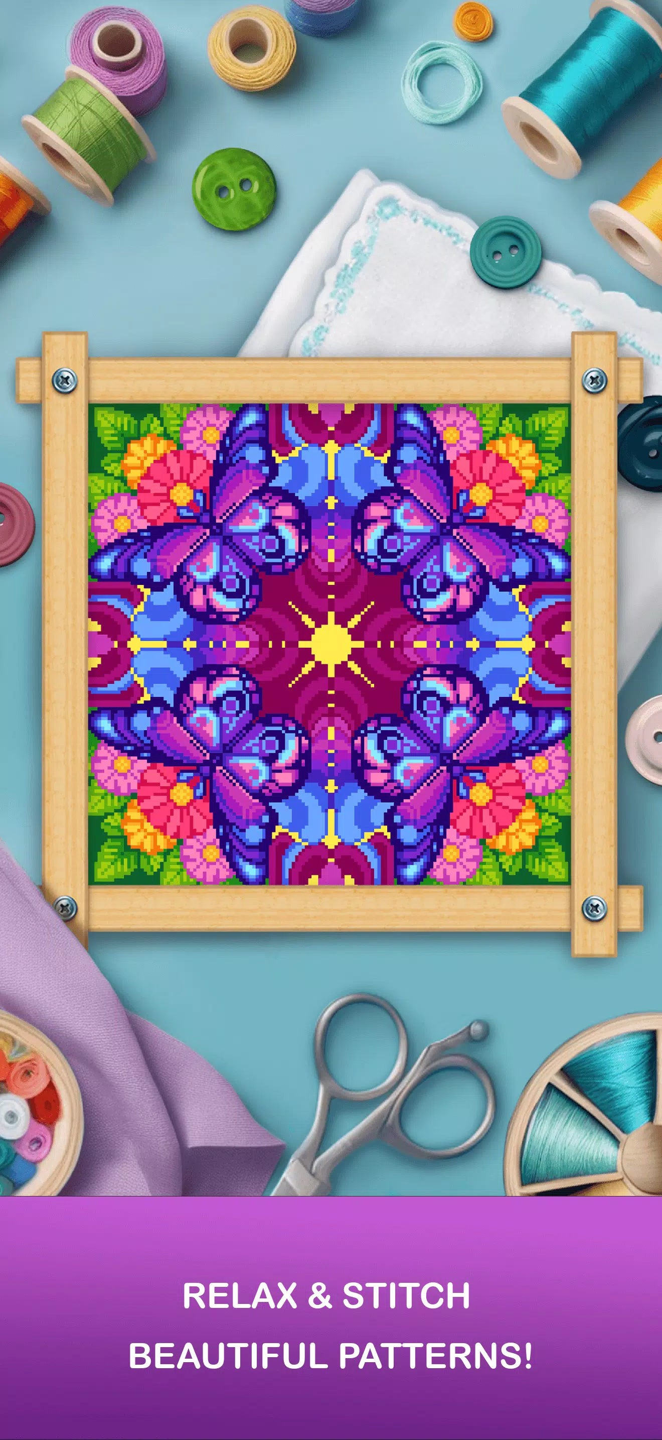 Cross Stitch: Relax & Color Captura de tela 4