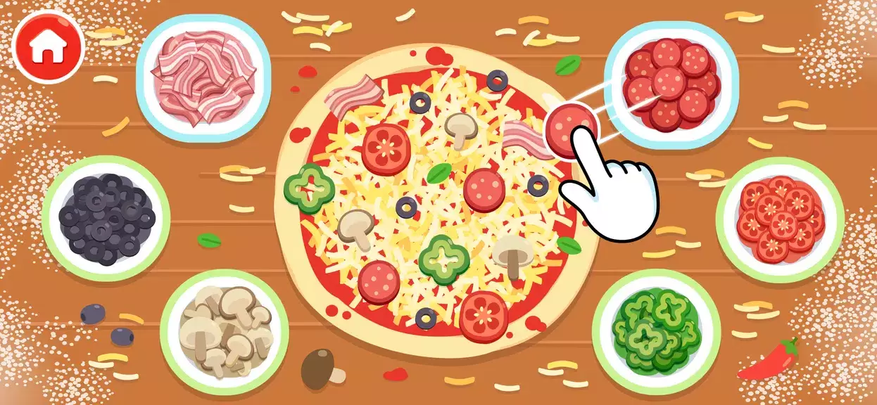 Pizza Cooking Games for Kids Скриншот 1