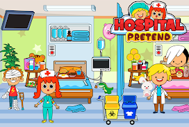 My Pretend Hospital Town Life Tangkapan skrin 1
