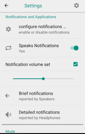 Spoken notifications 스크린샷 4