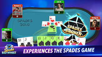 Spades: Bid Whist Classic Game Captura de pantalla 3