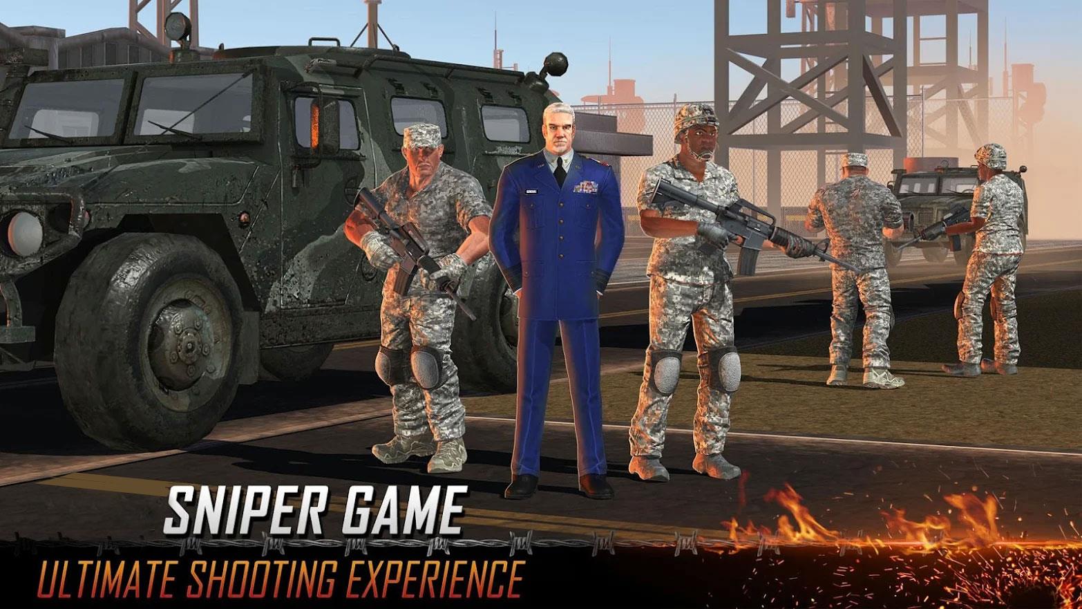 Army Sniper Gun Games Offline スクリーンショット 2