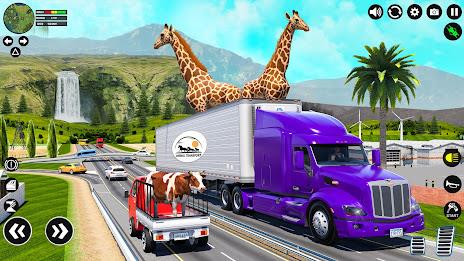 Animal Transport Truck Driving ภาพหน้าจอ 3