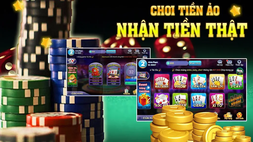 Game bai 3C doi thuong, danh bai online, game 3c应用截图第1张