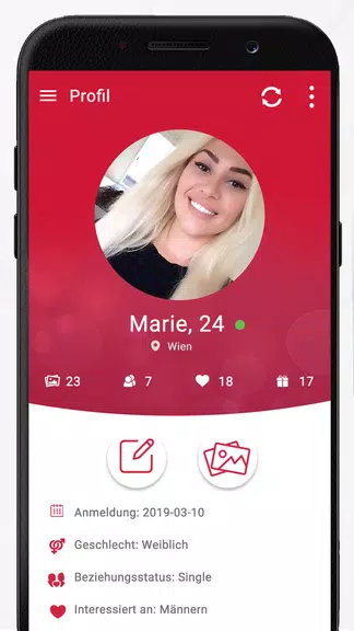 Österreich Chat und Dating Captura de pantalla 4