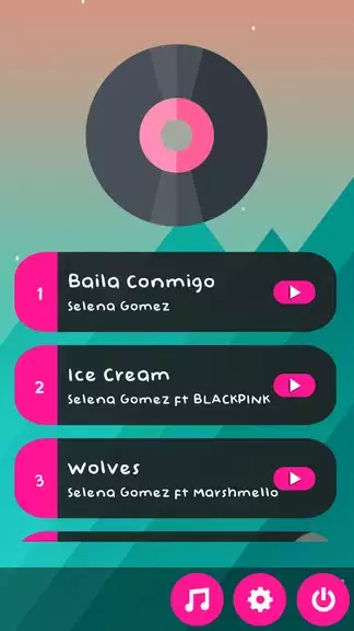 Selena Gomez Piano Tiles Game ဖန်သားပြင်ဓာတ်ပုံ 1