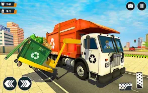 Real Garbage Truck Simulator Скриншот 3