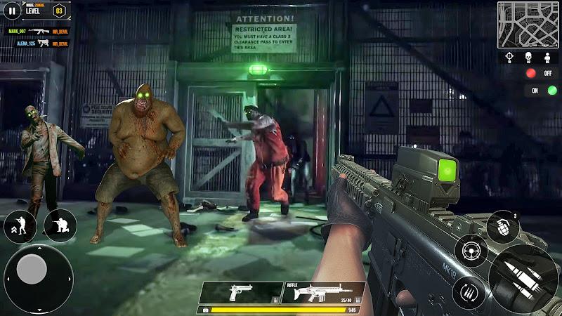 Dead Zombie Survival Shooter Ekran Görüntüsü 1