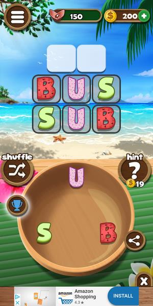 Word Beach: Word Search Games Screenshot 1