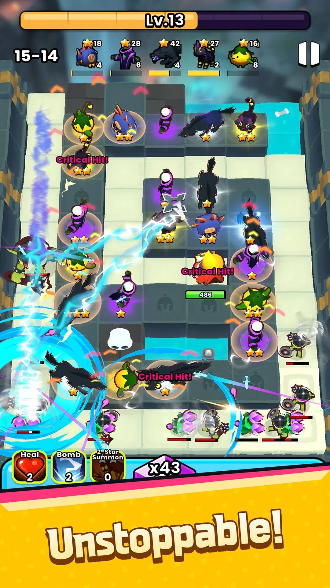 Monstars Evolution Defense TD Captura de tela 4