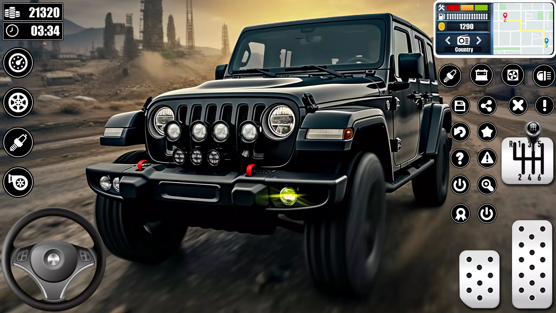 Real Car Driving School Games Captura de tela 1