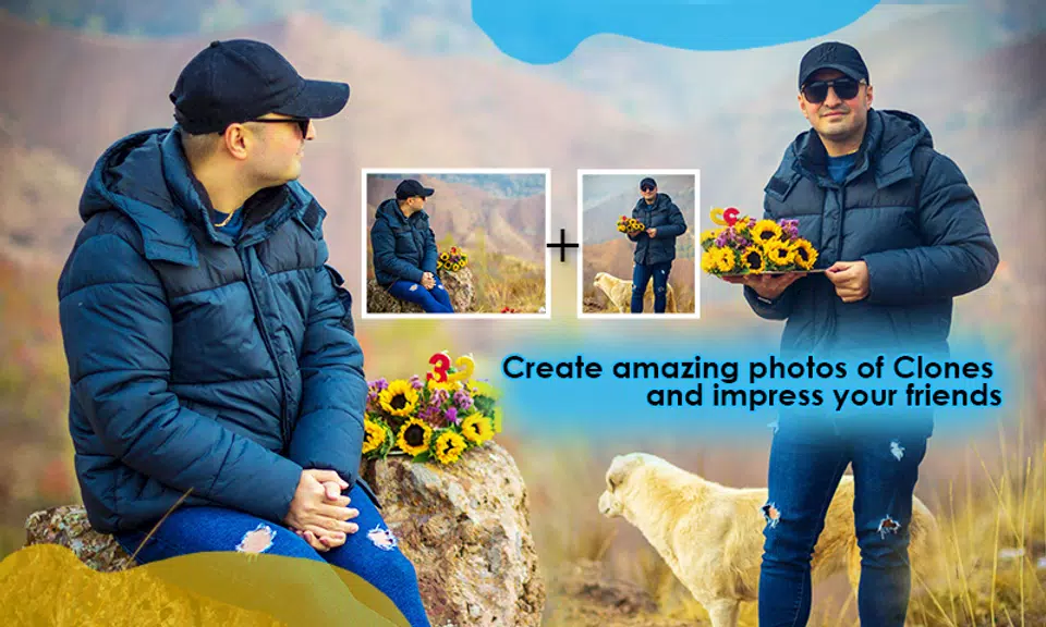 Photo Clone App twins Editor スクリーンショット 4