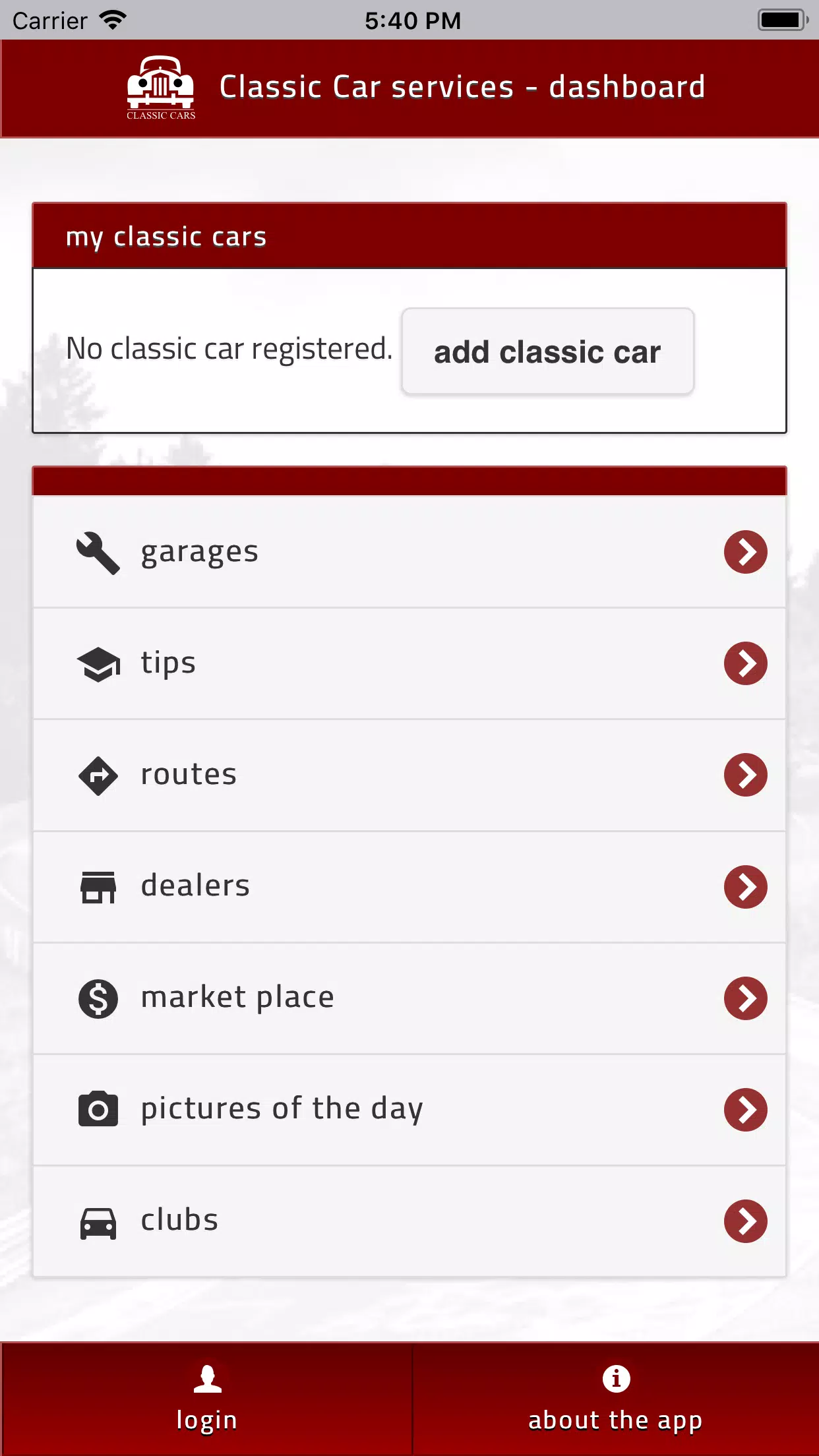 Classic Cars Lite 스크린샷 1