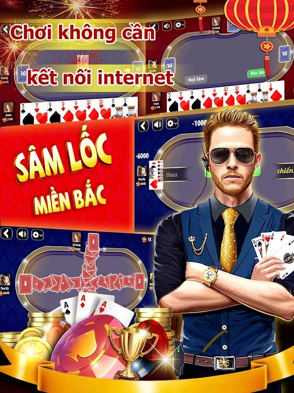Bài sâm lốc offline - sam loc offline - xâm lốc 스크린샷 1