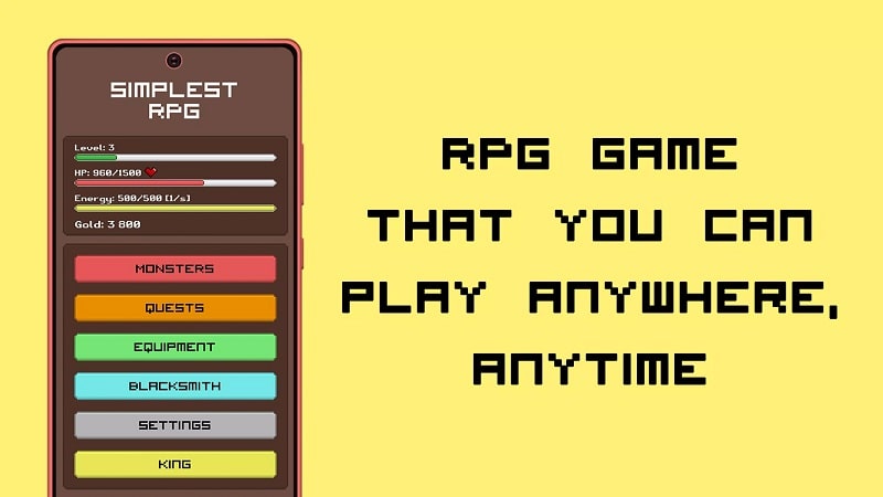 Simplest RPG - Text Adventure Captura de pantalla 2