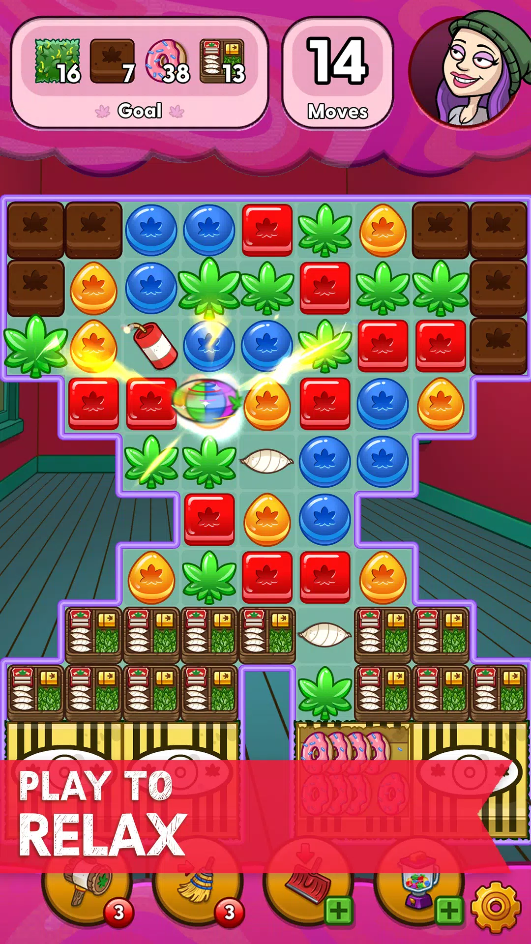 Bud Farm: Munchie Match Скриншот 3