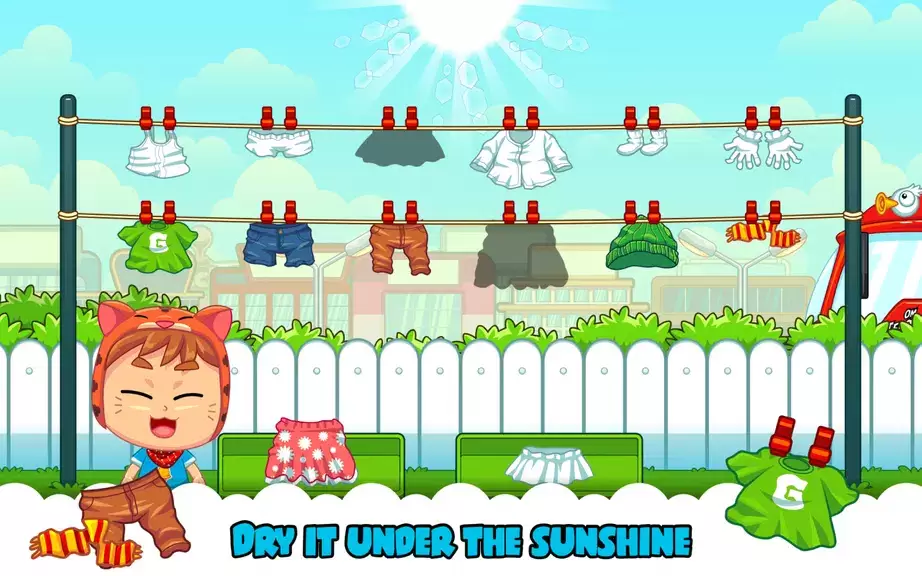 Marbel Laundry - Kids Game Ảnh chụp màn hình 4